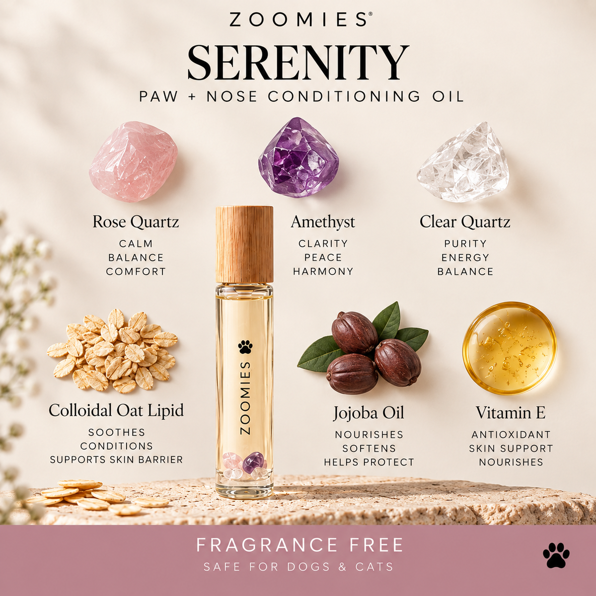 Zoomies Serenity Groom Conditioning Oil